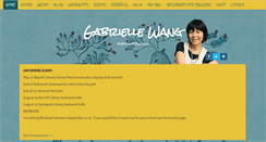 Desktop Screenshot of gabriellewang.com