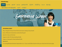 Tablet Screenshot of gabriellewang.com